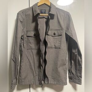 Abercrombie & Fitch Men's Charcoal Shirt Jacket